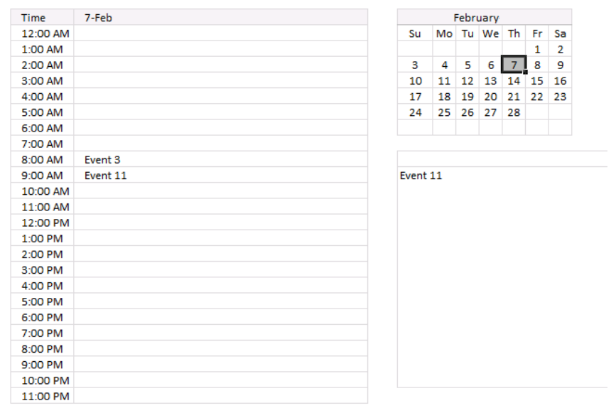 Yet another excel calendar4