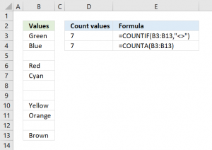 compare two columns in excel for non matches