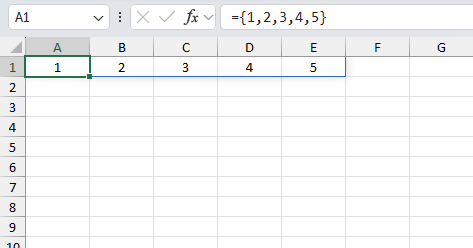 Arrays comma