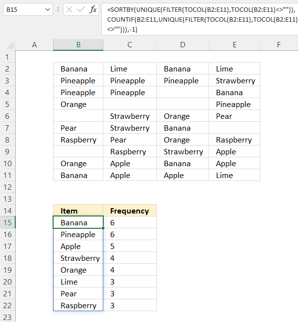 How To Find Unique Values In Excel Across Multiple Columns Printable 